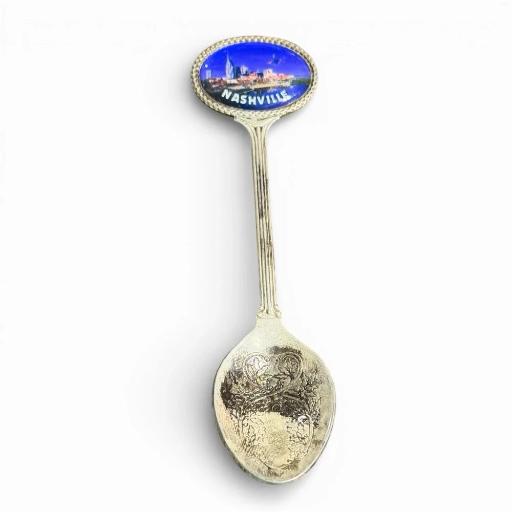 Lot Of Vintage Tennessee Volunteer State Souvenir‎ Spoons (6)